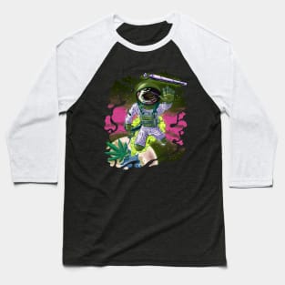 Space Weed Baseball T-Shirt